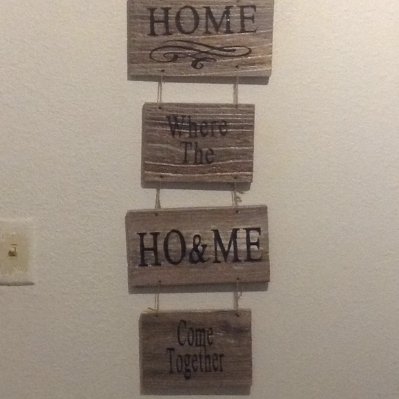 Other - Home wood sign